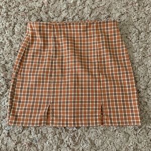 Plaid skirt